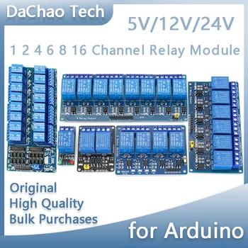 5V 12V 24V 1 2 4 6 8 16 Kanal Röle Modülü Arduino Röle Optocoupler ile Röle Çıkışı 1 2 4 6 8 Yönlü Röle Modülü Arduino için