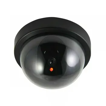 Mİni CCTV Kamera Sahte / Kukla Dome Kamera Flaş rood Licht ınstalleren Out / kapalı Gözetim Kamera Kukla CCTV Kamera