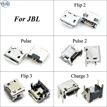 YuXi 2 adet Yedek JBL Şarj 3 İçin Flip 3 2 Darbe 2 bluetooth hoparlör USB yuva konnektörü mikro USB şarj portu