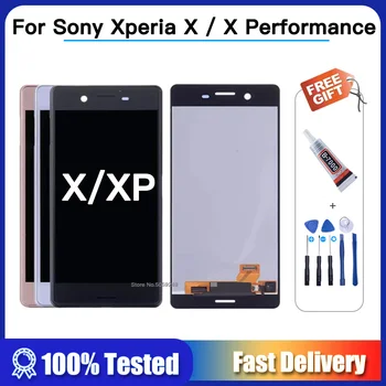 SONY Xperia X için F5121 F5122 lcd ekran + dokunmatik ekran digitizer SONY XPERİA XP X Performans Için F8131 F8132 ekran