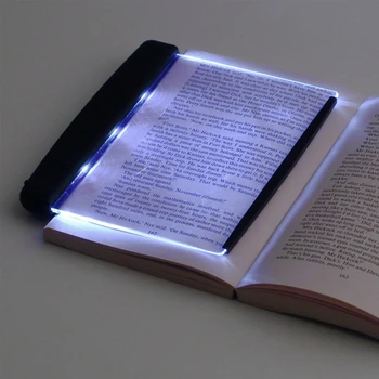 Düz plaka LED kitap ışık okuma gece lambası taşınabilir seyahat yatakhane masa lambası ev çocuk yatak odası okuma yaratıcı Gadget sıcak satış