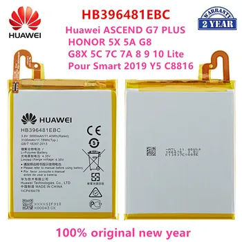 100 % Orijinal HB396481EBC Pil İçin Huawei ASCEND G7 artı ONUR 5X 5A G8 G8X 5C 7C 7A 8 9 10 Lite Dökün Akıllı 2019 Y5 C8816