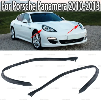 Araba Far Kauçuk Sızdırmazlık Şeridi Trim Far dekoratif Şerit Porsche Panamera 2010 İçin 2011 2012 2013