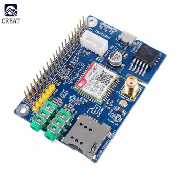 SİM800C Geliştirme Kurulu 51 STM32 AVR MCU uyumlu Arduino için Anten Ahududu Pi RPİ ile GSM Modülü GPRS 