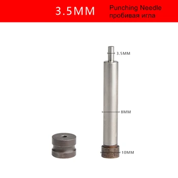 3.2 mm-8mm Delme İğnesi Kalıp Metal Paslanmaz Çelik Reklam Aydınlık Kelime Hava Deliği Aracı Pnömatik Zımba