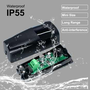 Otomatik Kapı için Su geçirmez IP55 12-24V AC/DC Fotoselli Kızılötesi Sensör Dedektörü