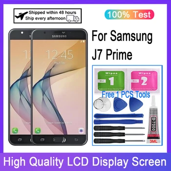 Orijinal Samsung Galaxy J7 Başbakan G610 SM-G610Y SM-G610M SM-G610F LCD ekran dokunmatik ekran Digitizer Değiştirme