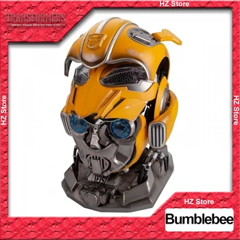 Transformers Bumblebee kask ingilizce sesli dokunmatik kontrol maskesi koleksiyonu gözler ışık kask Cosplay doğum günü noel hediyesi