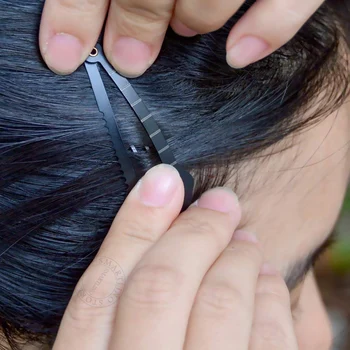 Kendini Savunma Saç Tokası Çok Fonksiyonlu saç tokası Kadın Saç Tokalarım Pins EDC Mini Aracı Kamp Acil Survival Dişli