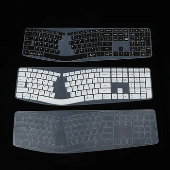 1 ADET Klavye Kapağı ERGO K860 Logitech İş Silikon Dizüstü Dizüstü Koruyucu Kılıf Filmi laptop aksesuarları