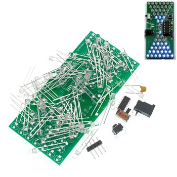 5V Elektronik Kum Saati DIY Kiti Komik Elektrik Üretim Kitleri Hassas LED Lambalar İle Çift Katmanlı PCB kartı 84 * 40mm