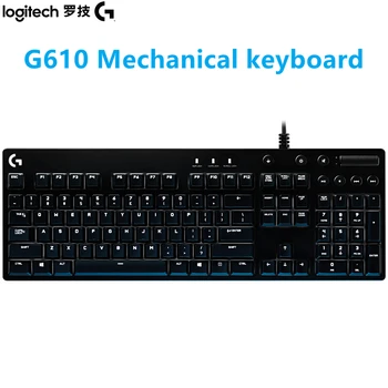 Orijinal Genius G610 oyun mekanik klavye USB RGB aydınlatmalı kırmızı/mavi/notebook/bilgisayar profesyonel oyun klavyesi kablolu 