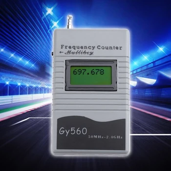 GY560 frekans metre sayacı 2 Yönlü Telsiz Alıcı-verici GSM Taşınabilir