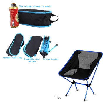 Ultralight alüminyum alaşım taşınabilir kat balık sandalye nefes arkalığı balıkçılık sandalye açık eğlence spor piknik kamp sandalyesi